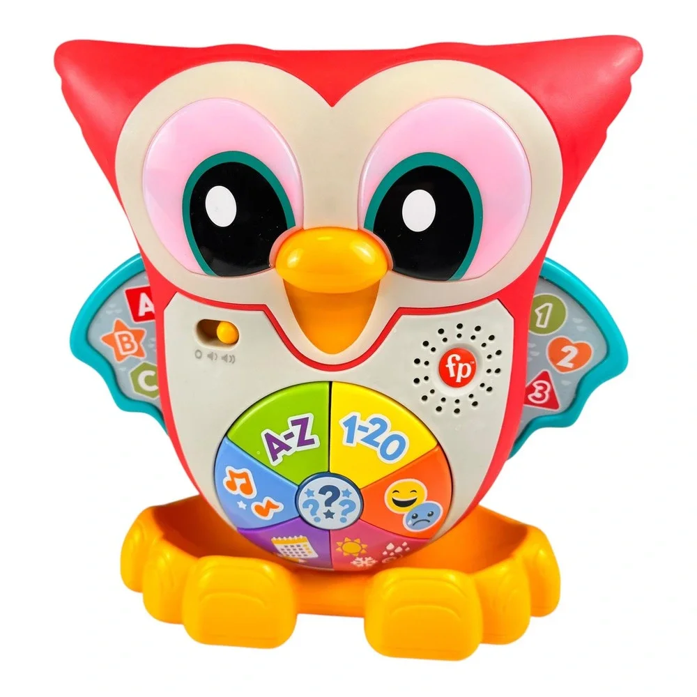Fisher-Price Linkimals Light-Up‎ Learning Owl Musical Toddler Toy HFT73 Red F72Q